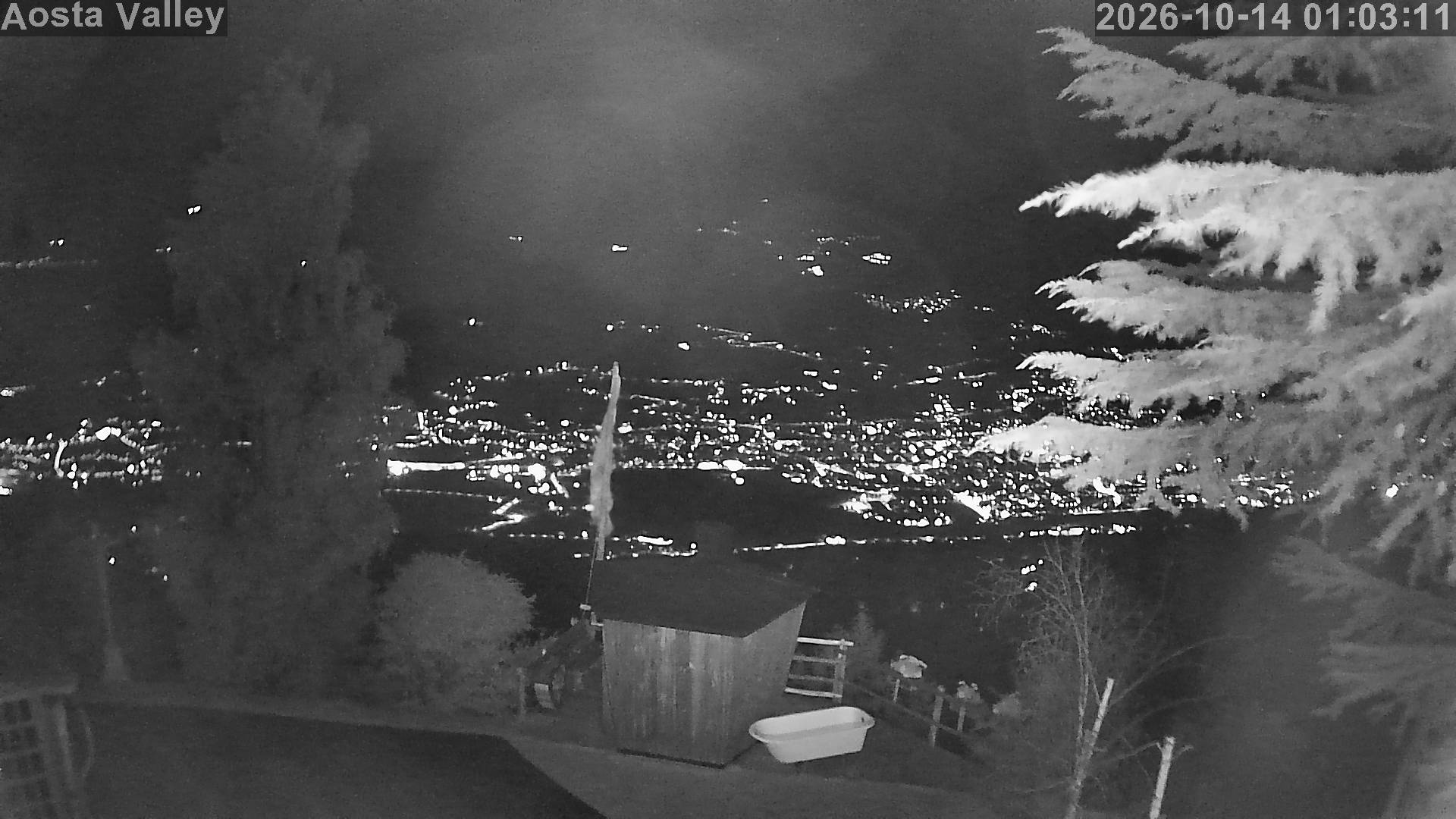 Webcam Albergo Tivet - Panorama Aosta